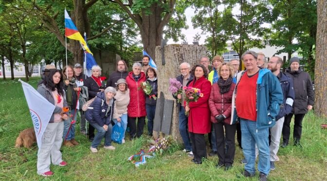 Pressemitteilung zur Kundgebung des Bündnis Sahra Wagenknecht Oberpfalz am 8. Mai 2025 am Denkmal der sowjetischen Kriegsgefangenen am Hohen Kreuz in Regensburg
